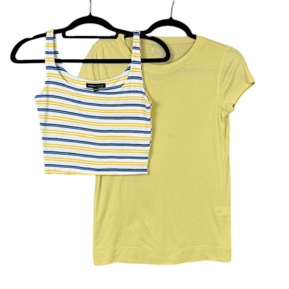 Summer Bundle Kendall & Kylie Crop and Simply Vera Wang Tee Size Medium